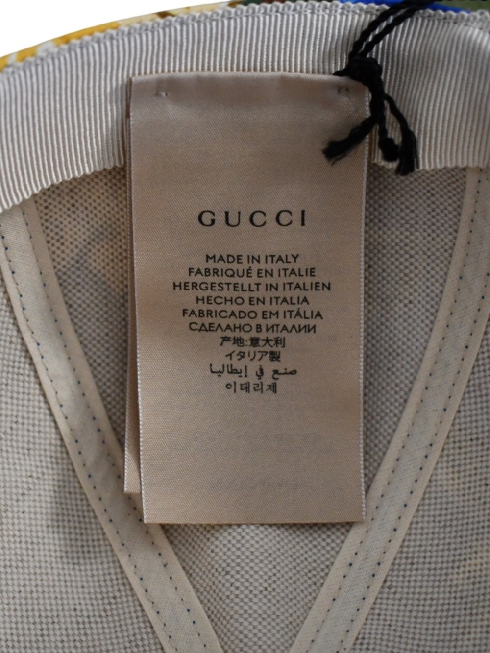 Gucci Hawaiian Palm Trees Hat Cap L - Picture 9 of 12